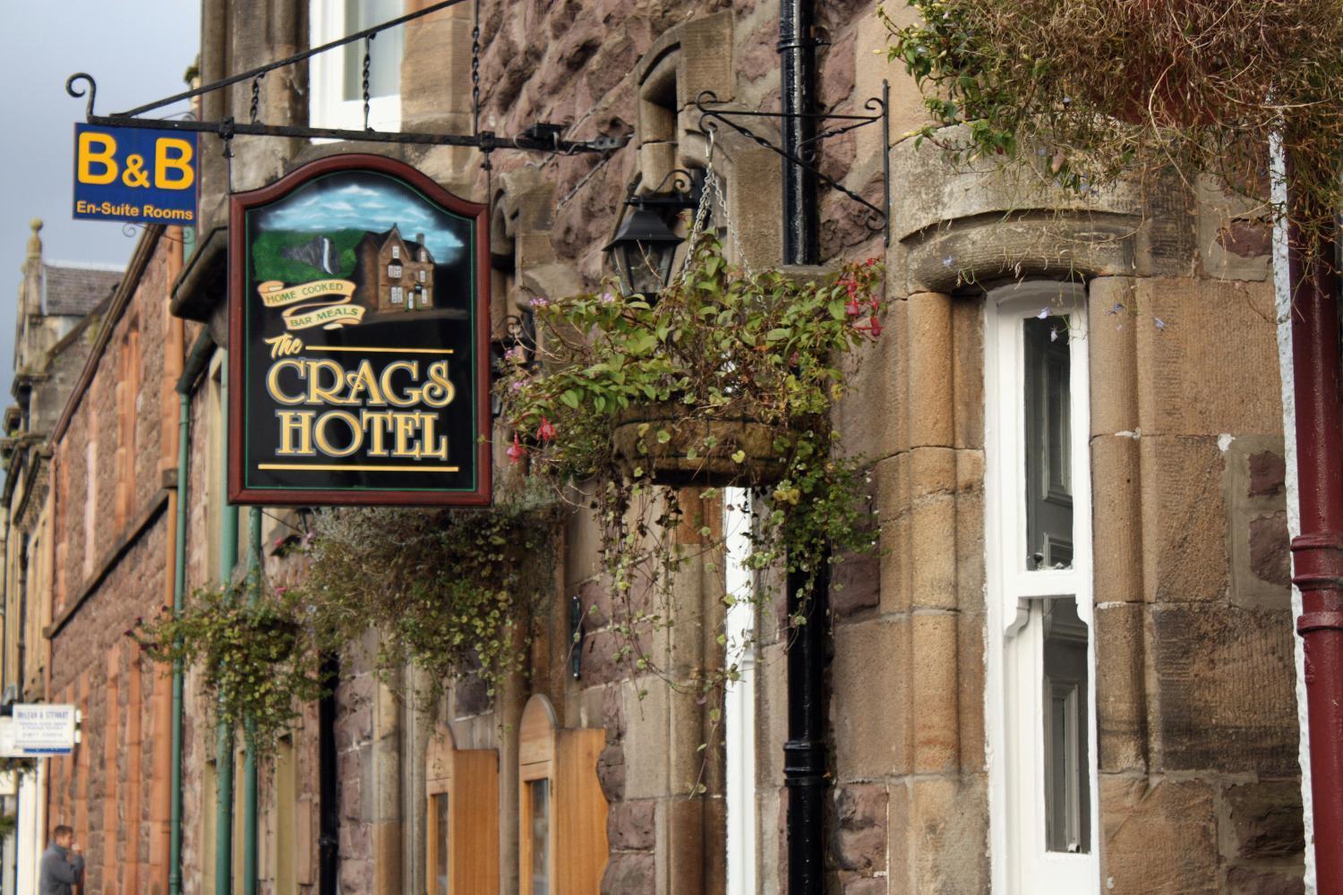 The Crags Hotel Callander Exterior photo